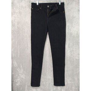 American Eagle Jeans Mens 30x32 Black Denim Next Level Flex Skinny Low Rise